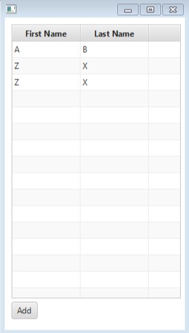 惠州JavaFX表视图如何添加新行？_北大青鸟IT学校